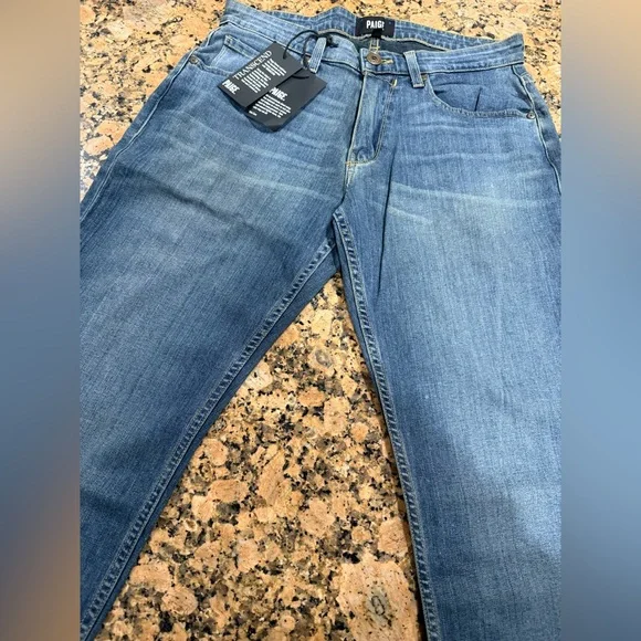 PAIGE Men's Federal Transcend Slim Straight Jeans